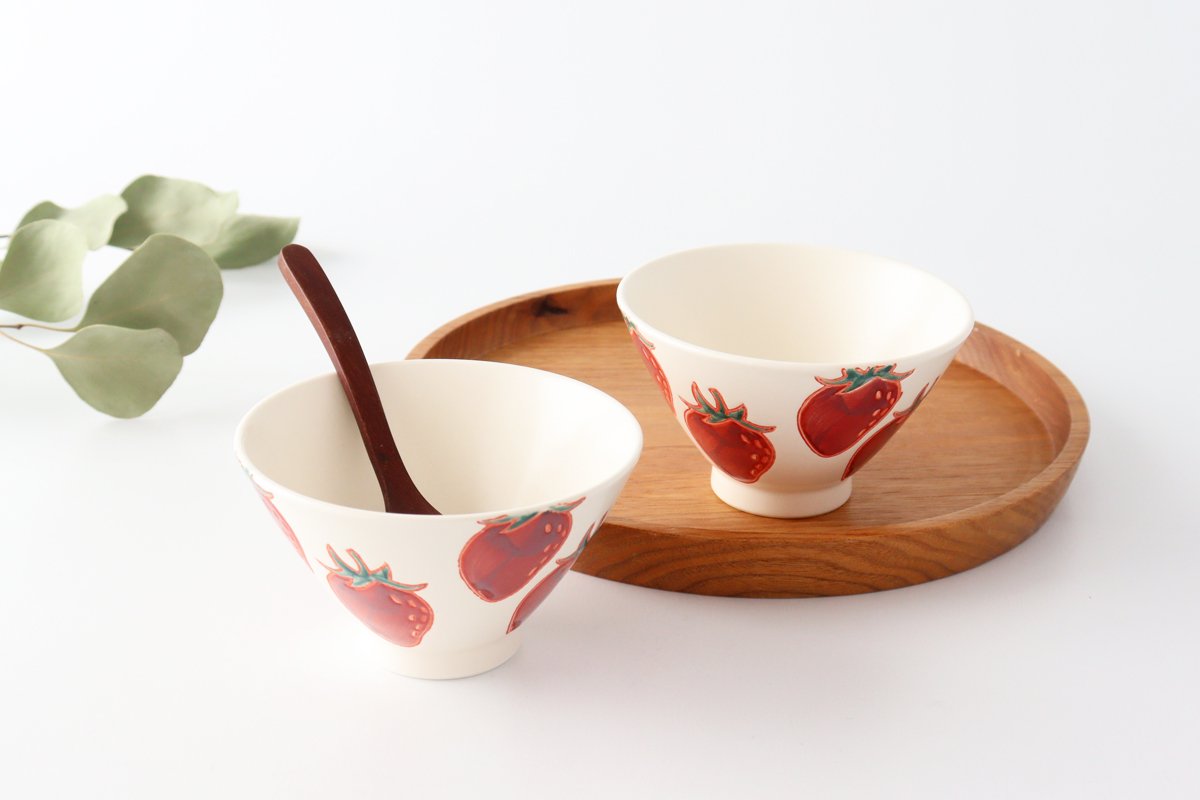 Rice Bowl Strawberry | Hasami Ware