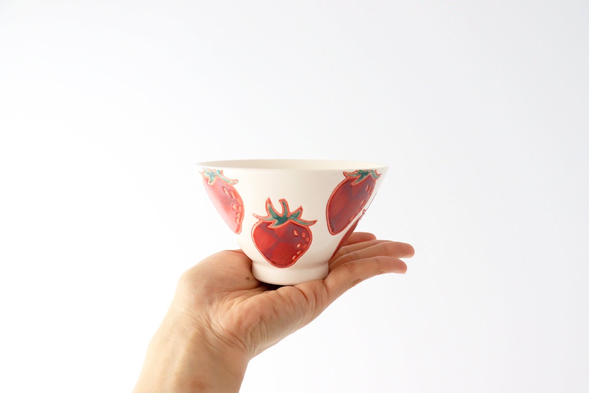 Rice Bowl Strawberry | Hasami Ware