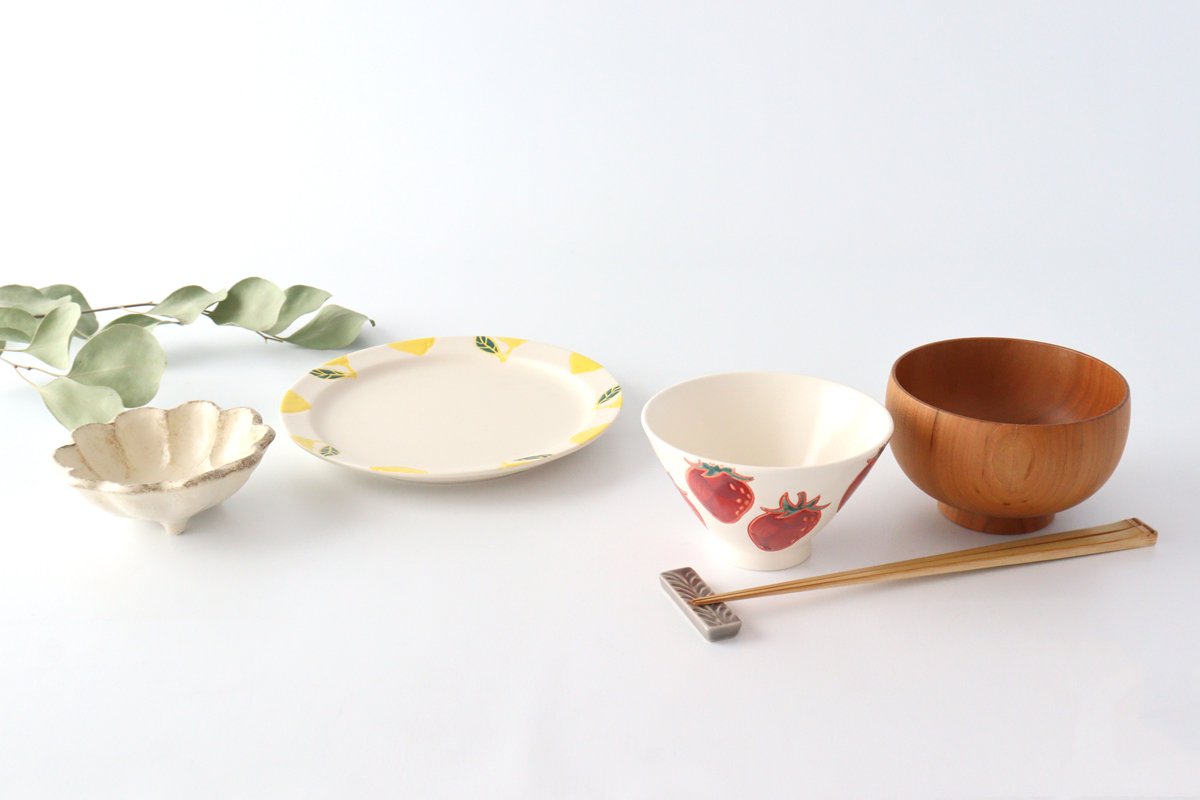 Rice Bowl Strawberry | Hasami Ware