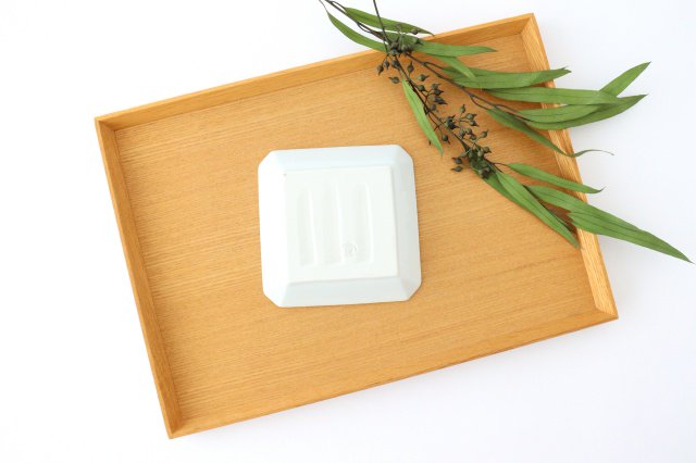 Square Plate Yellow Flower | Hasami Ware