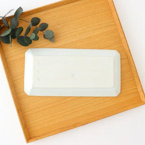 Rectangle Plate Blue Flower | Sushi Plate Hasami Ware-Detail2