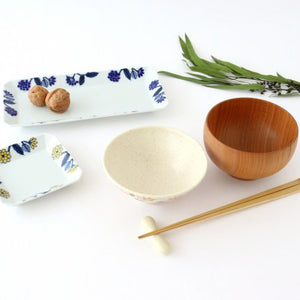 Rectangle Plate Blue Flower | Sushi Plate Hasami Ware-Detail11