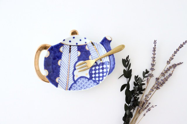 Pot-shaped Plate Arrow Feather Round pattern | Arita Ware-Detail14