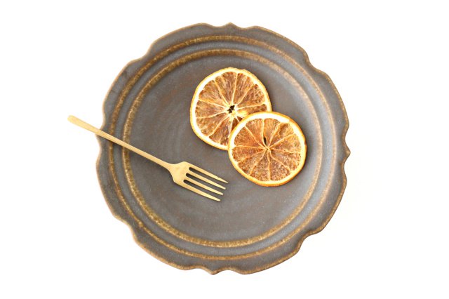Furutani Seitosho Compote Footed Plate Rust L-Detail9