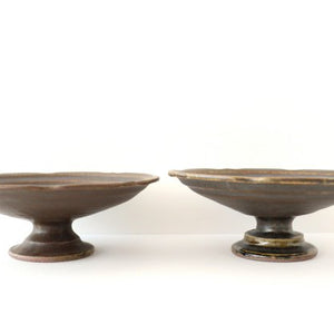 Furutani Seitosho Compote Footed Plate Rust L-Detail10