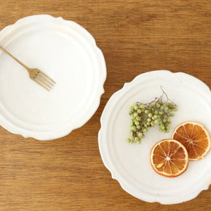 Furutani Seitosho Compote Footed Plate White L-Detail9