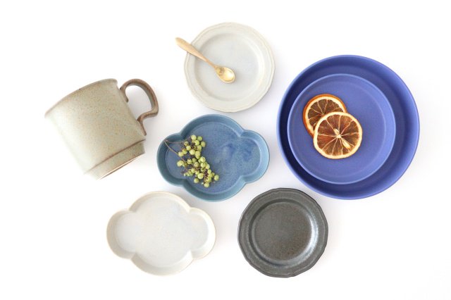 Oval Small Plate Gray | Mino Ware-Detail13
