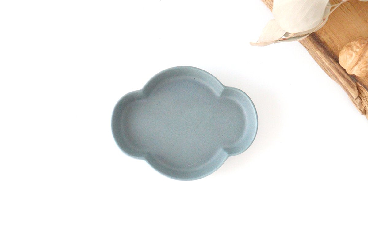Oval Small Plate Blue | Mino Ware