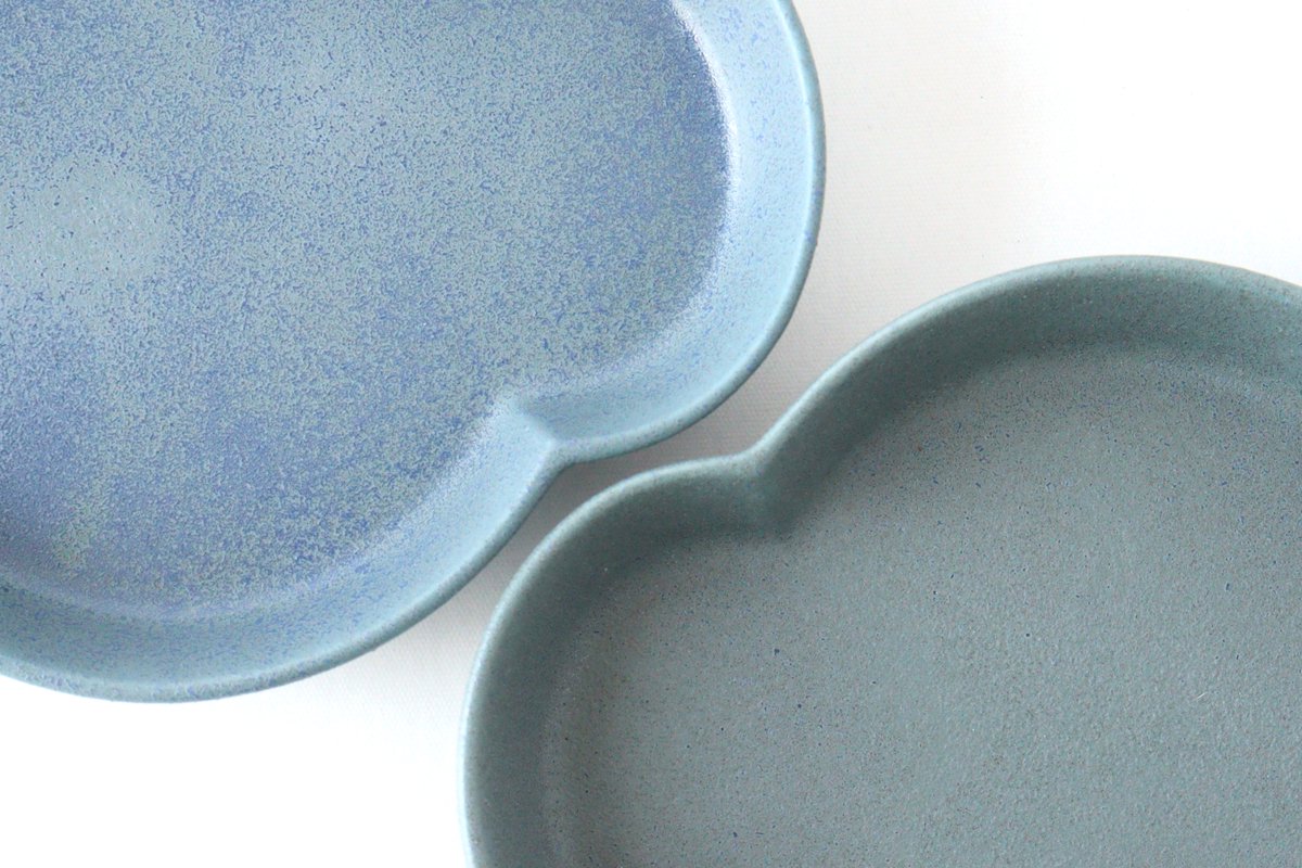 Oval Small Plate Blue | Mino Ware