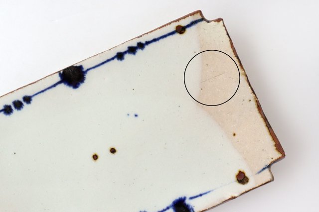 Minami Kiln Rectangle Plate Annan | Sushi Plate Mino Ware