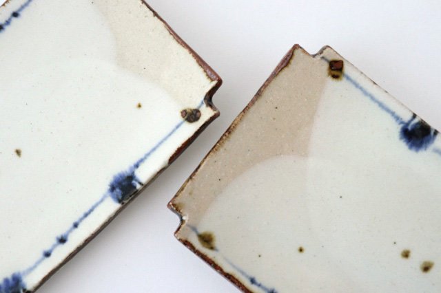 Minami Kiln Rectangle Plate Annan | Sushi Plate Mino Ware