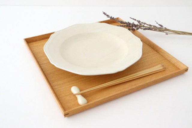 calme Flower Shaped Plate Yuzuhada Shino | Hasami Ware