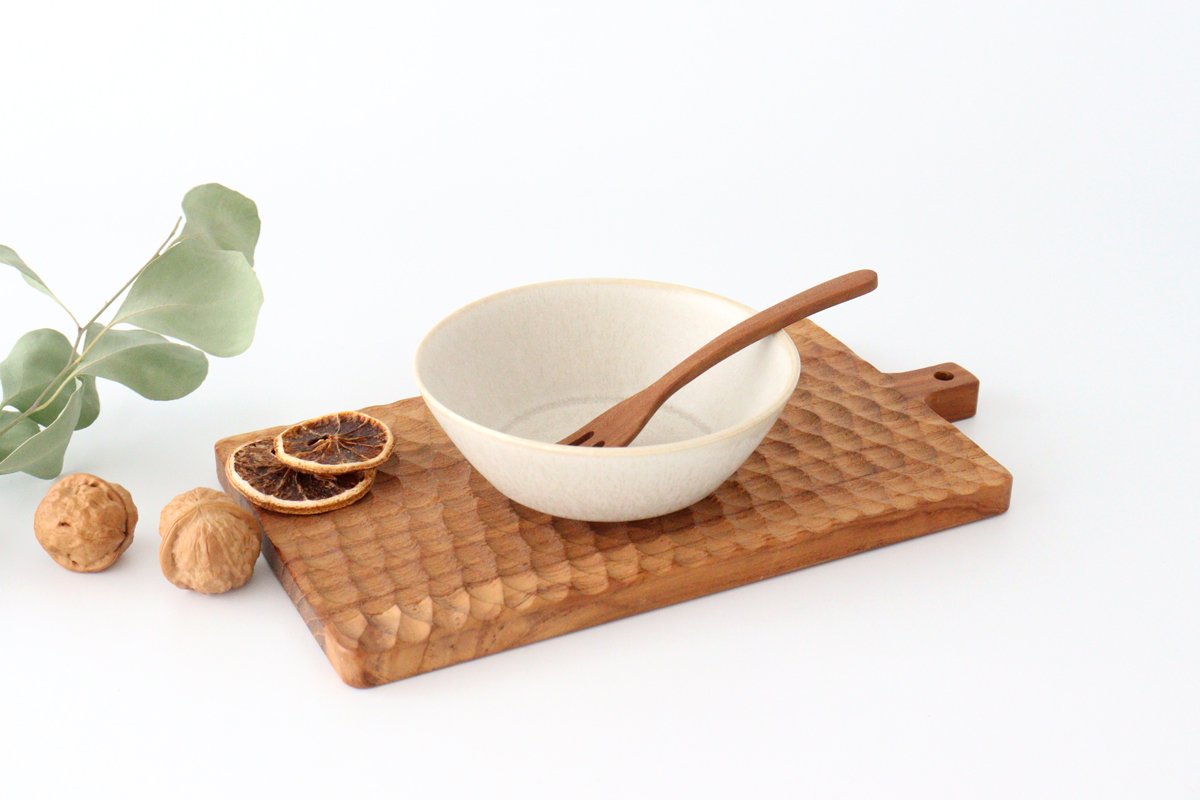 Round Small Bowl Silver White | Kobachi Mino Ware