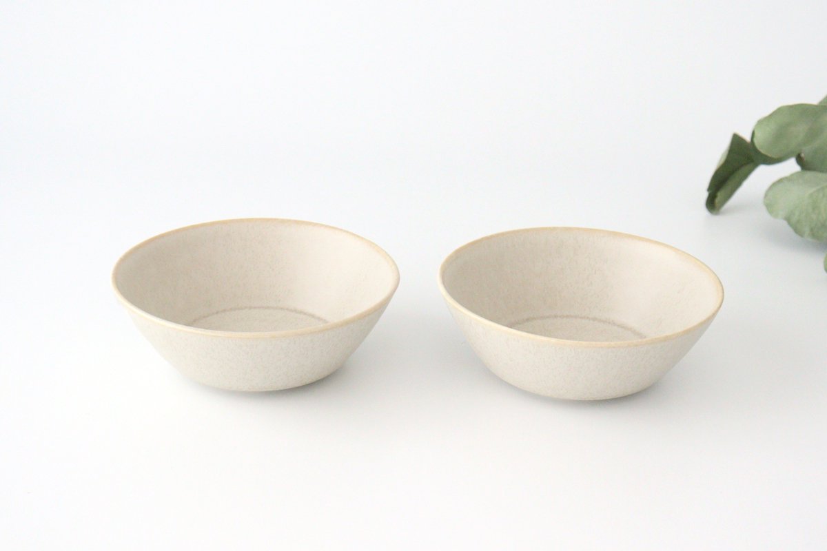 Round Small Bowl Silver White | Kobachi Mino Ware