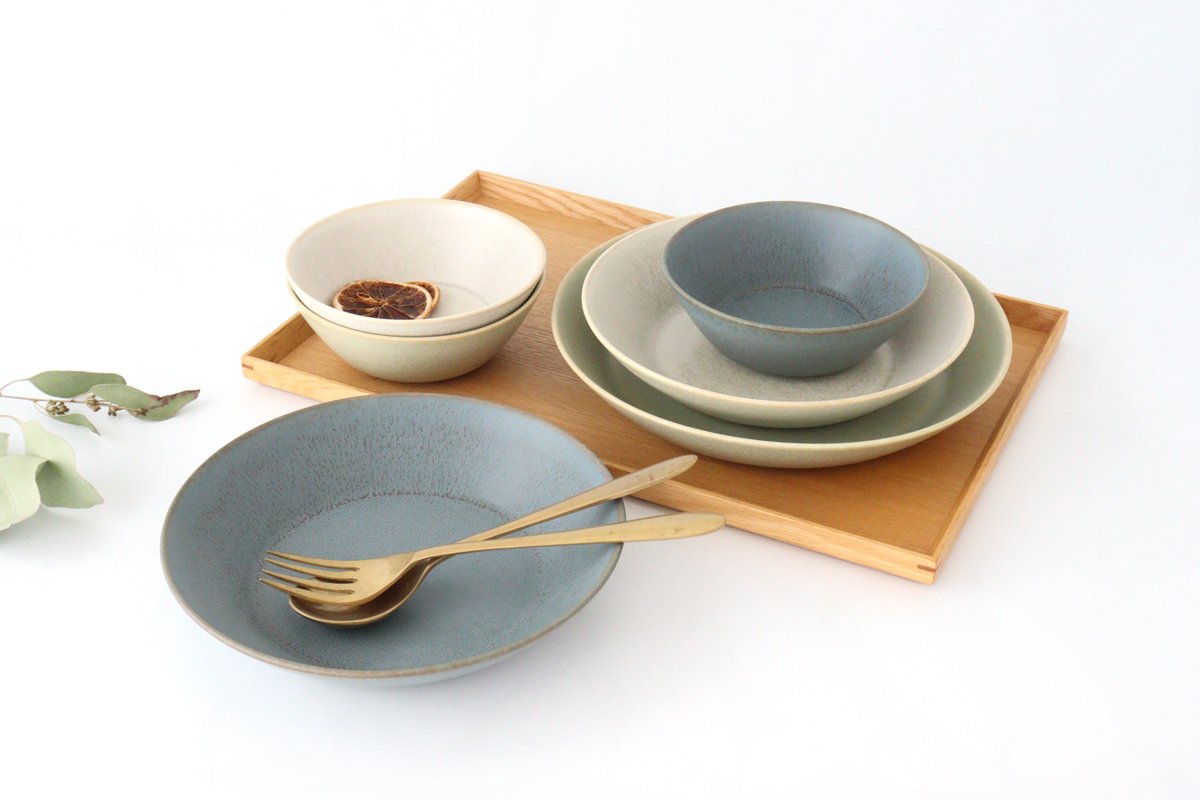Round Small Bowl Silver White | Kobachi Mino Ware