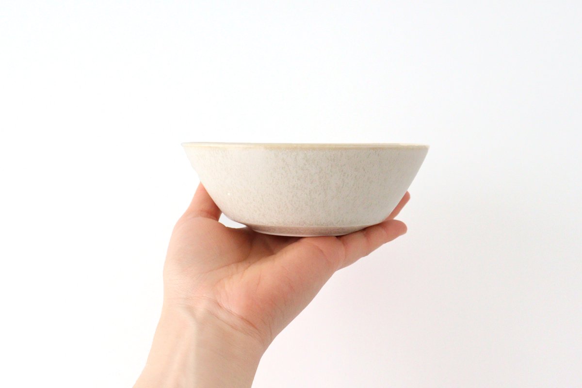 Round Small Bowl Silver White | Kobachi Mino Ware
