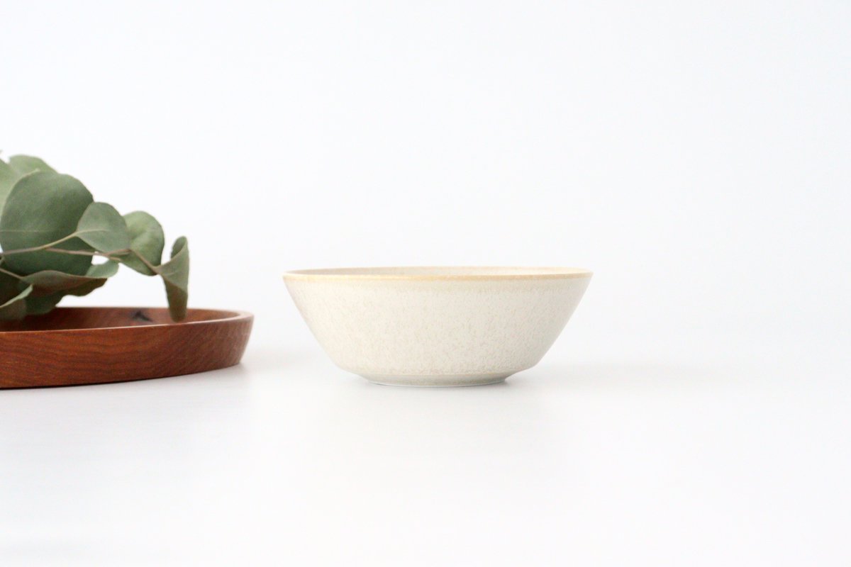 Round Small Bowl Silver White | Kobachi Mino Ware