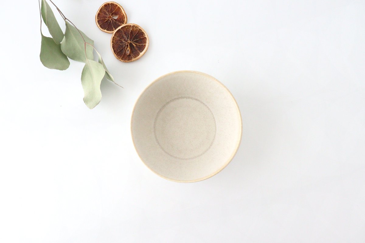 Round Small Bowl Silver White | Kobachi Mino Ware