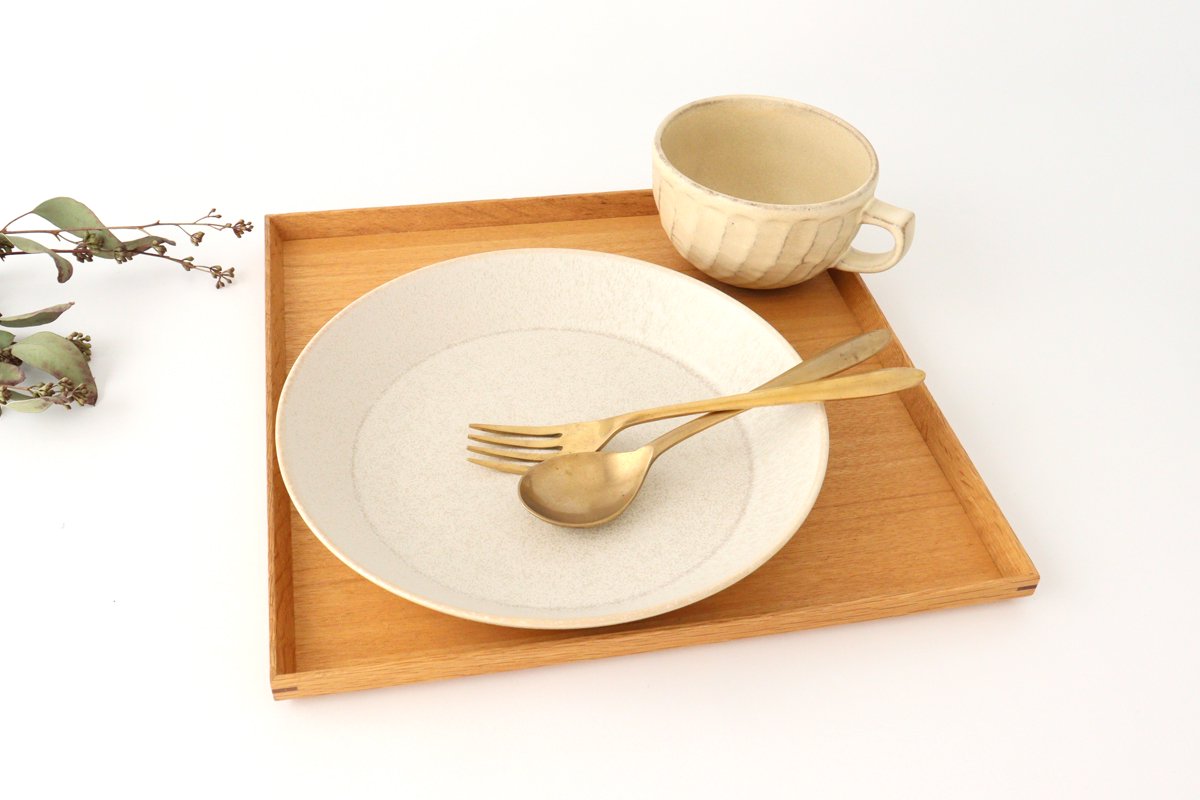 Cuole Large Bowl Silver White | Serving Bowl Mino Ware