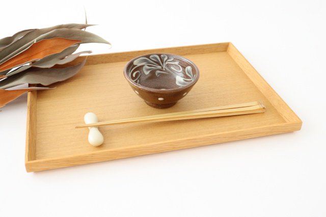 Toshin Kiln Small Bowl Slip-trailing 9cm/3.5in | Kobachi Tsuboya Ware Yachimun-Detail5