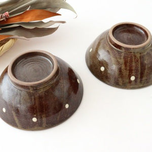 Toshin Kiln Round Bowl Red-painted  15cm/5.9in | Tsuboya Ware Yachimun-Detail3