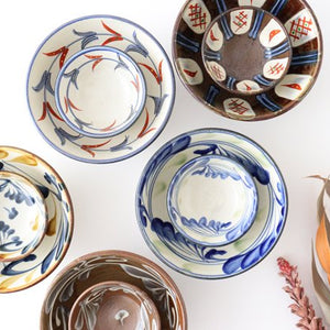 Toshin Kiln Square Plate Arabesque Blue | Sushi Plae Tsuboya Ware Yachimun-Detail13