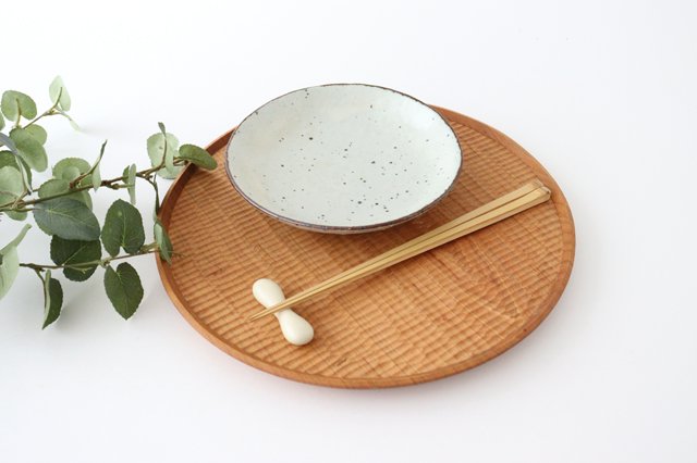 Round Plate White | Shigaraki Ware