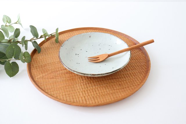 Round Plate White | Shigaraki Ware