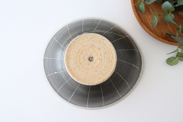 Deep Bowl Striped Black | Ramen Bowl Shigaraki ware
