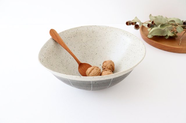 Deep Bowl Striped Black | Ramen Bowl Shigaraki ware