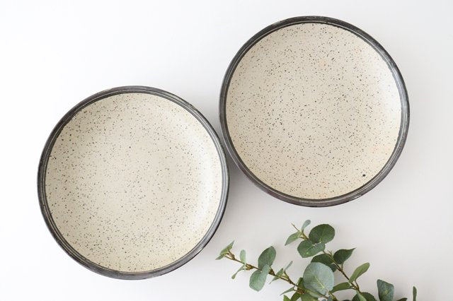 Deep Plate White 24㎝/9.4in | Shigaraki Ware-Detail10
