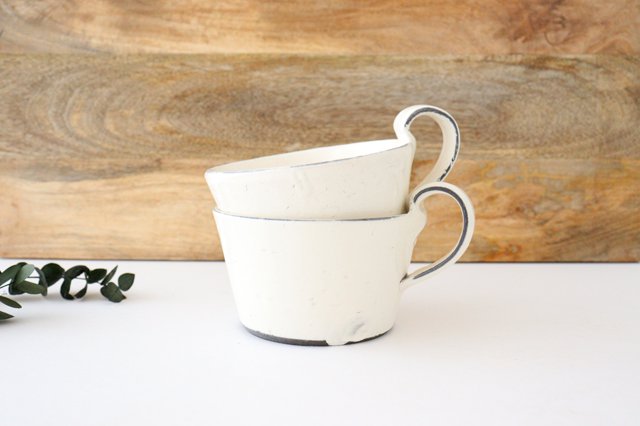 Soup Cup White | Shigaraki Ware