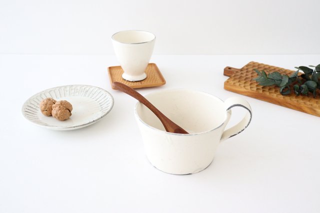 Soup Cup White | Shigaraki Ware