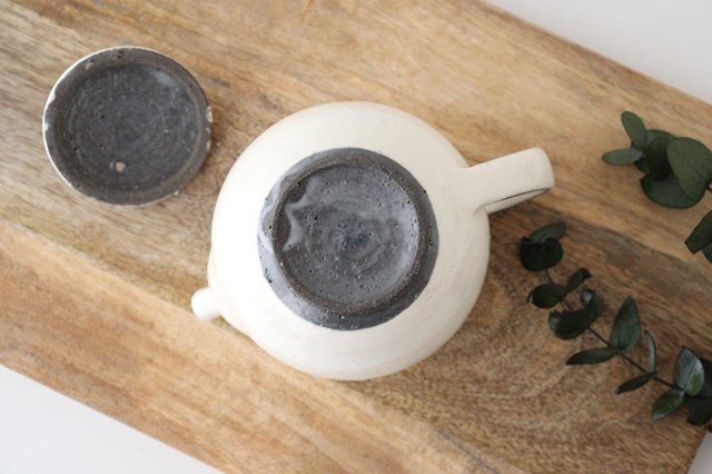 Japanese Teapot Cracked Powder | Kyusu Shigaraki Ware