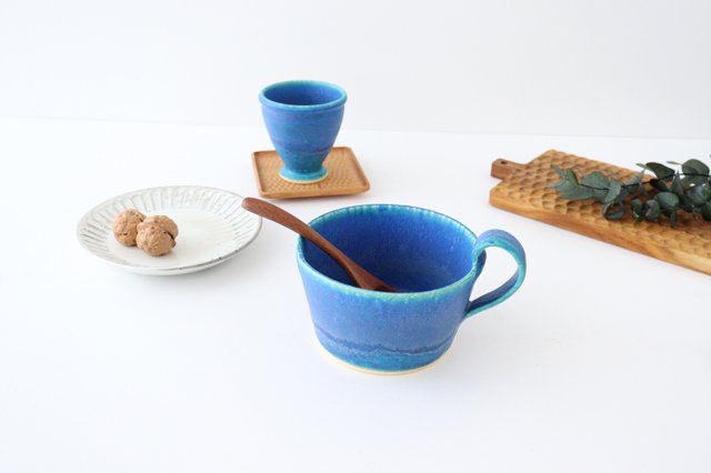 Soup Cup Turquoise | Shigaraki Ware