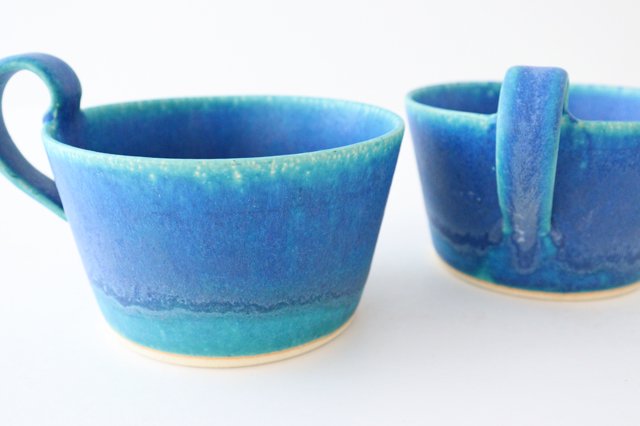Soup Cup Turquoise | Shigaraki Ware