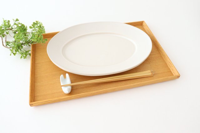 Kosen Kiln Oval Plate White L | Banko Ware