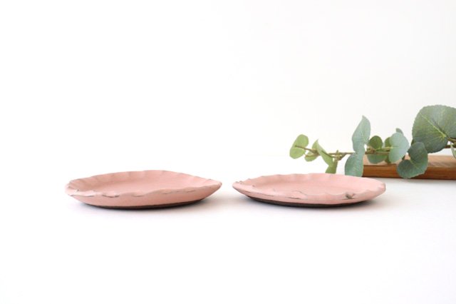 Flower-shaped Small Plate Pink | Shigaraki Ware