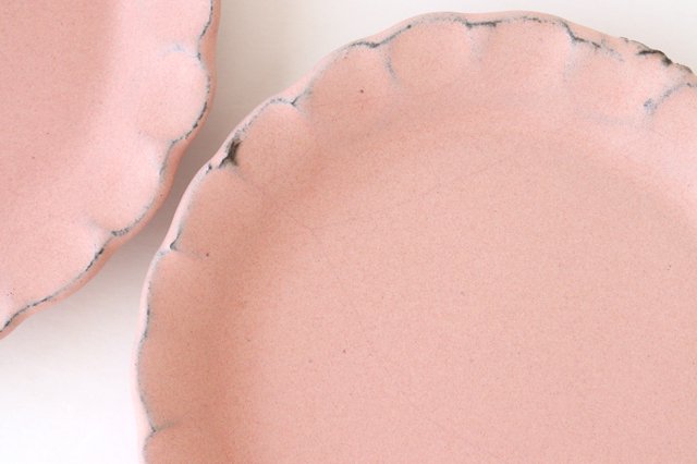 Flower-shaped Small Plate Pink | Shigaraki Ware