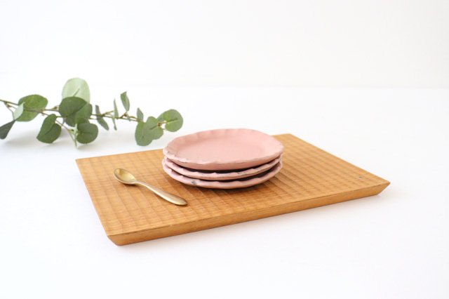 Flower-shaped Small Plate Pink | Shigaraki Ware