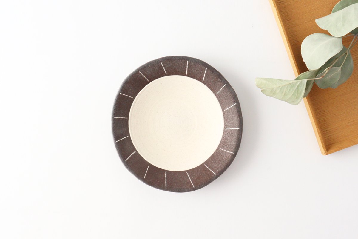 Round Plate Line 15cm/5.9in | Shigaraki Ware