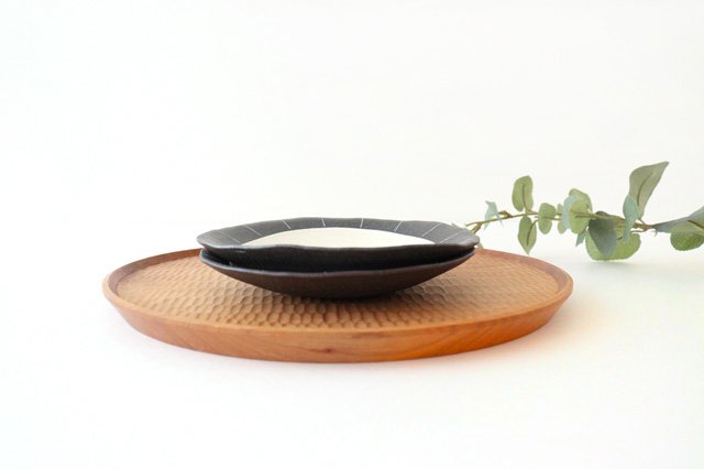 Round Plate Line 15cm/5.9in | Shigaraki Ware