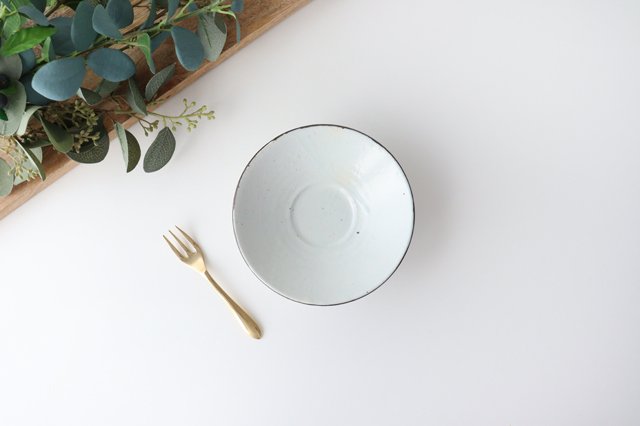 Shallow Bowl Kohiki 13.5cm/5.3in | Serving Bowl Shigaraki Ware