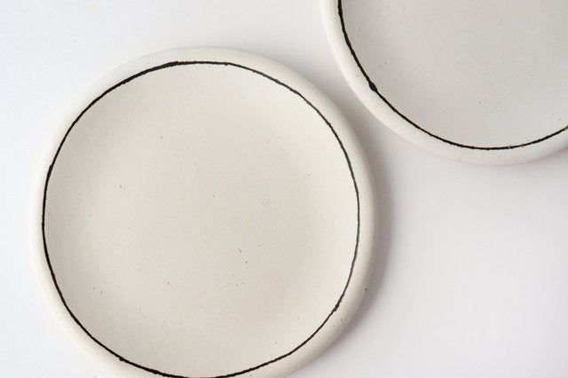 Small Round Plate White | Shigaraki Ware