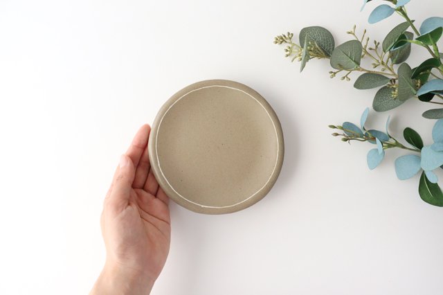Small Round Plate Brown | Shigaraki Ware