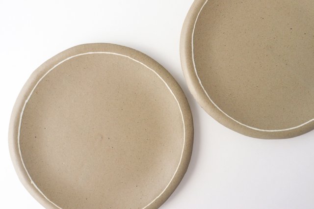 Small Round Plate Brown | Shigaraki Ware