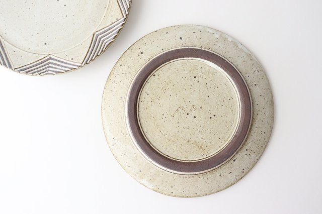 tomaru Plate Star 24cm/9.4in | Shigaraki Ware