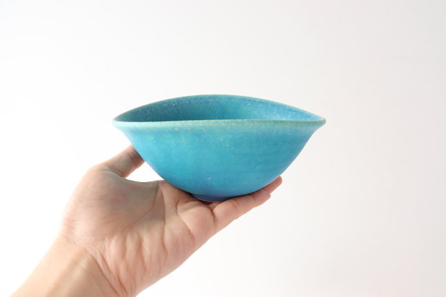 Turkishーblue Bowl | Serving Bowl Shigaraki Ware