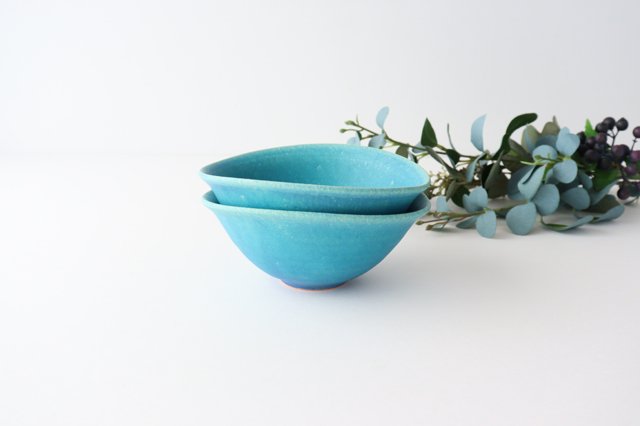 Turkishーblue Bowl | Serving Bowl Shigaraki Ware