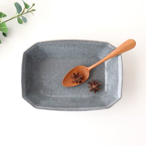 Furutani Seitosho Gray Glaze Octagonal Deep Bowl Small | Serving Bowl-TOP